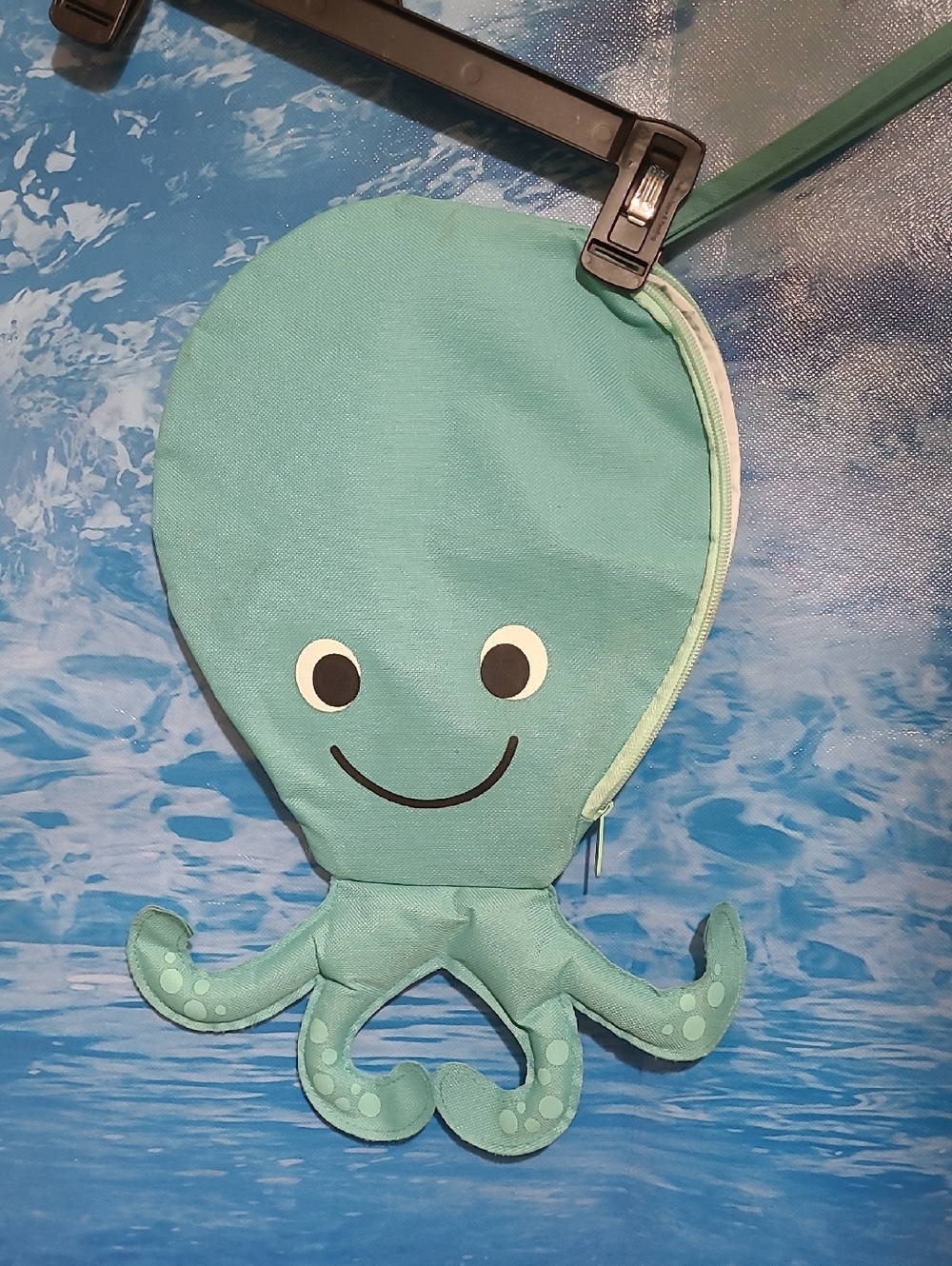 Blue Octopus Swimsuit Bag